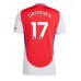 Arsenal Oleksandr Zinchenko #17 Hjemmedrakt 2024-25 Kortermet